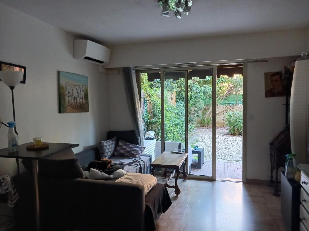 Rez-De-Jardin Grand Studio Lejlighed Cros de Cagnes Eksteriør billede